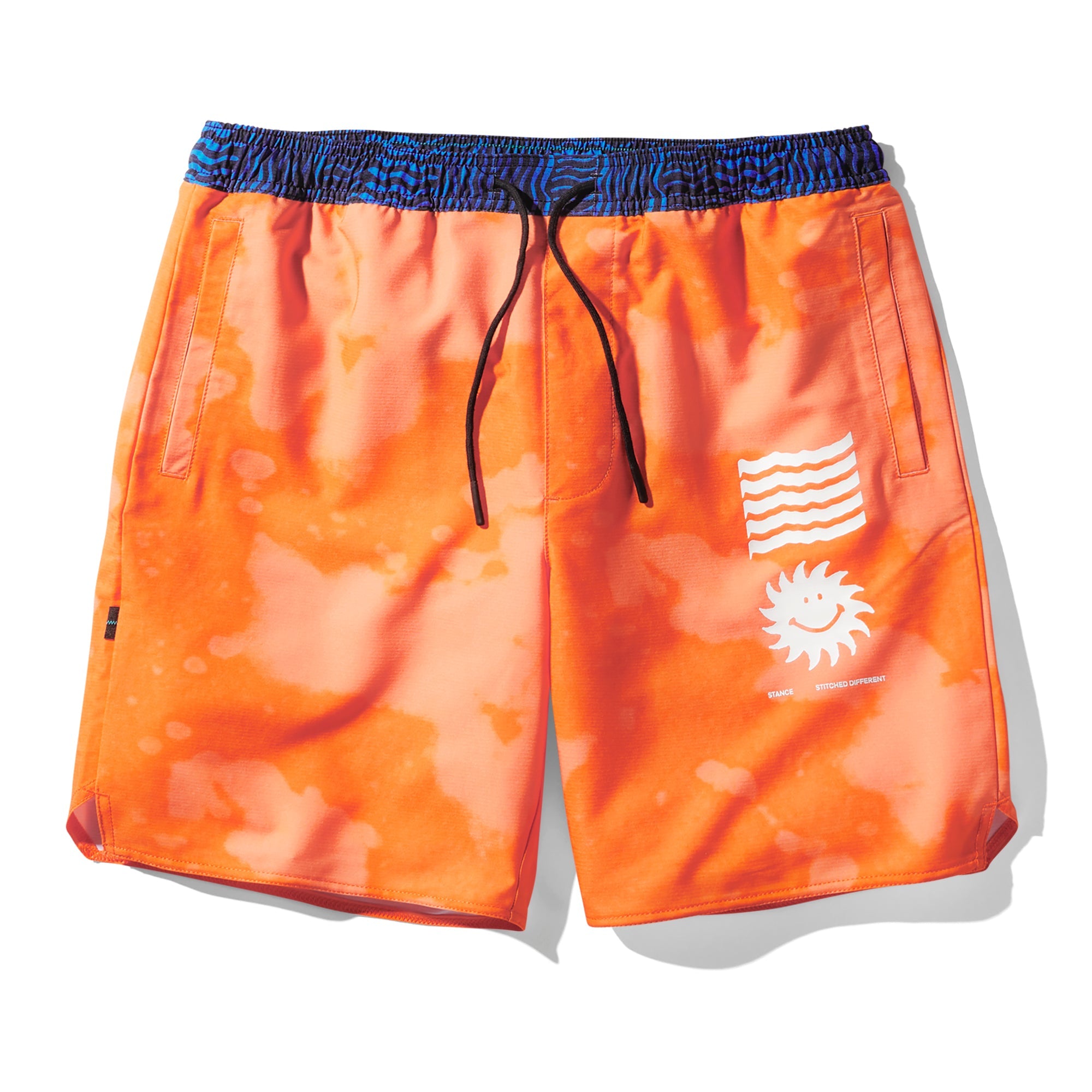 Orange sale athletic shorts