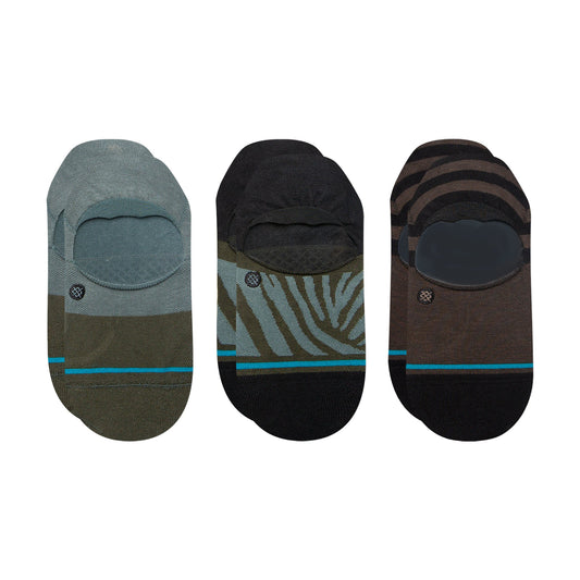Stance Nocturnal No Show Sock 3 Pack  Teal