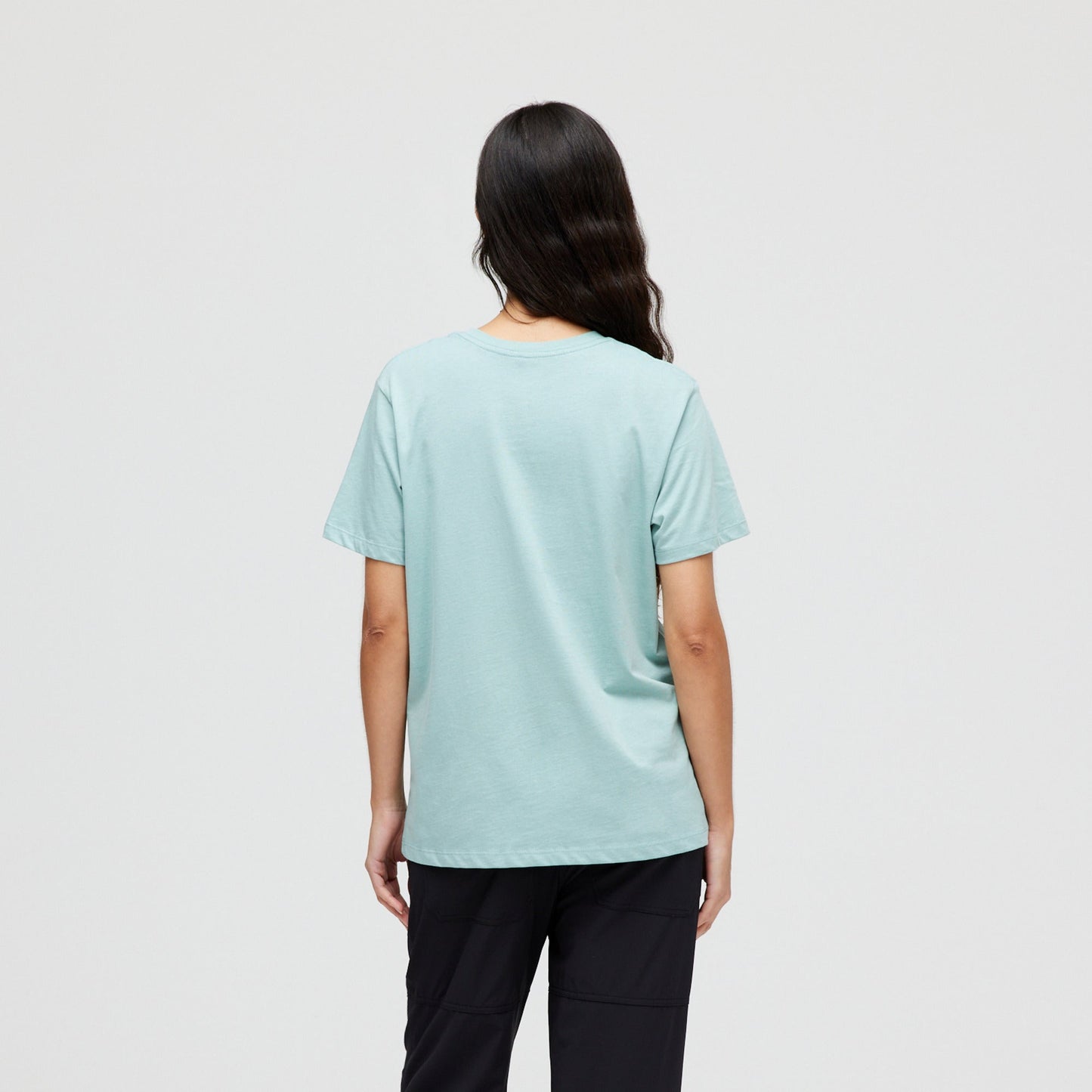 Stance Siren Song T-Shirt Sea Foam |model