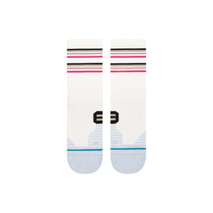 Stance Go Time Crew Sock Off White