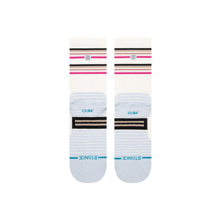 Stance Go Time Crew Sock Off White