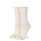 Stance Thicc Crew Sock Off White