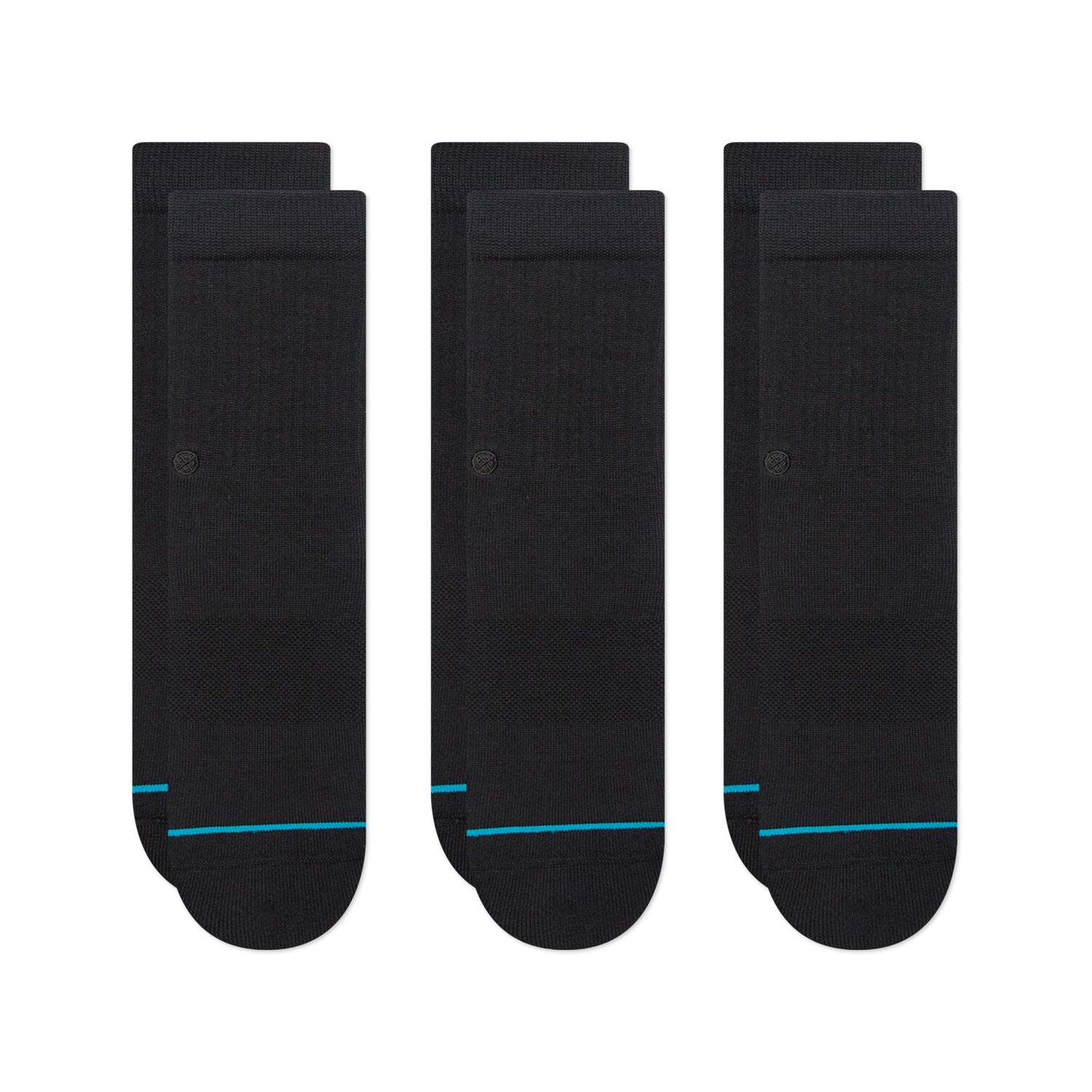 Stance Women's Icon Crew Sock 3 Pack Black