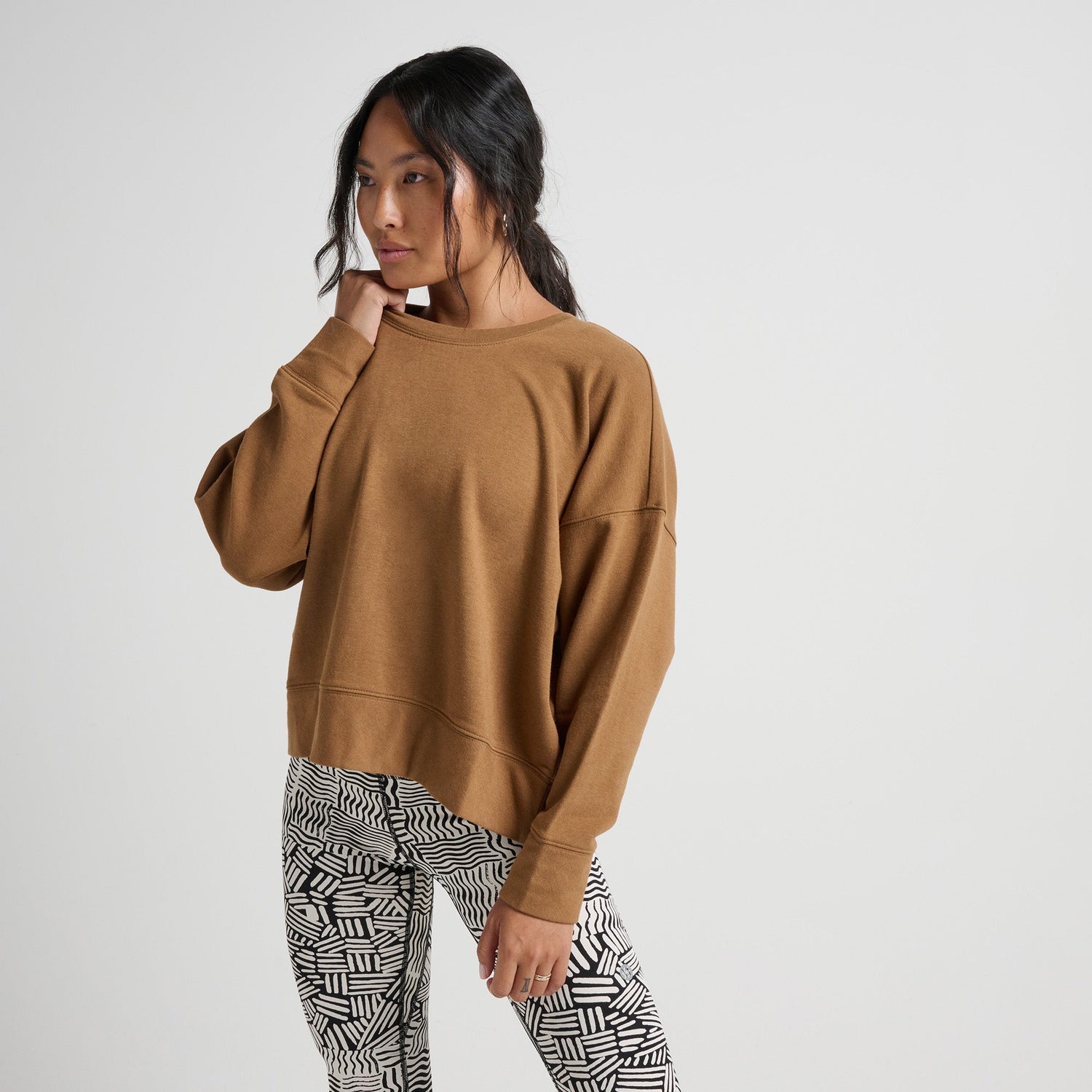 Stance Women's Shelter Crew Tobacco