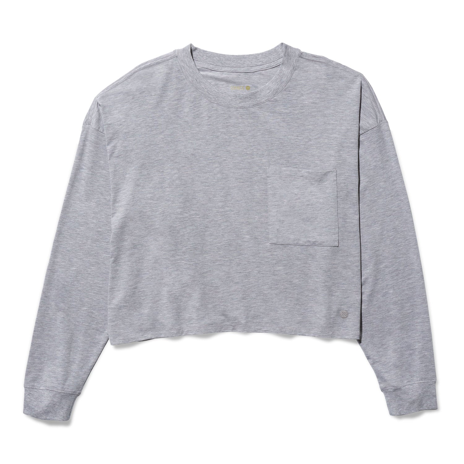 Stance Women's Lay Low Boxy Long Sleeve T-Shirt Heather Grey