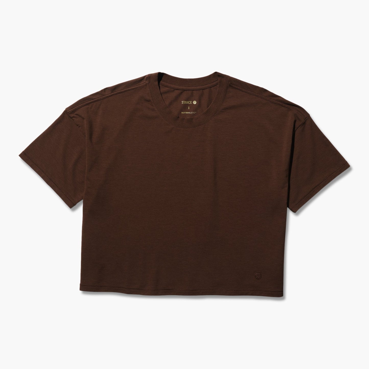 Stance Women&#39;s Lay Low Boxy T-Shirt Brown