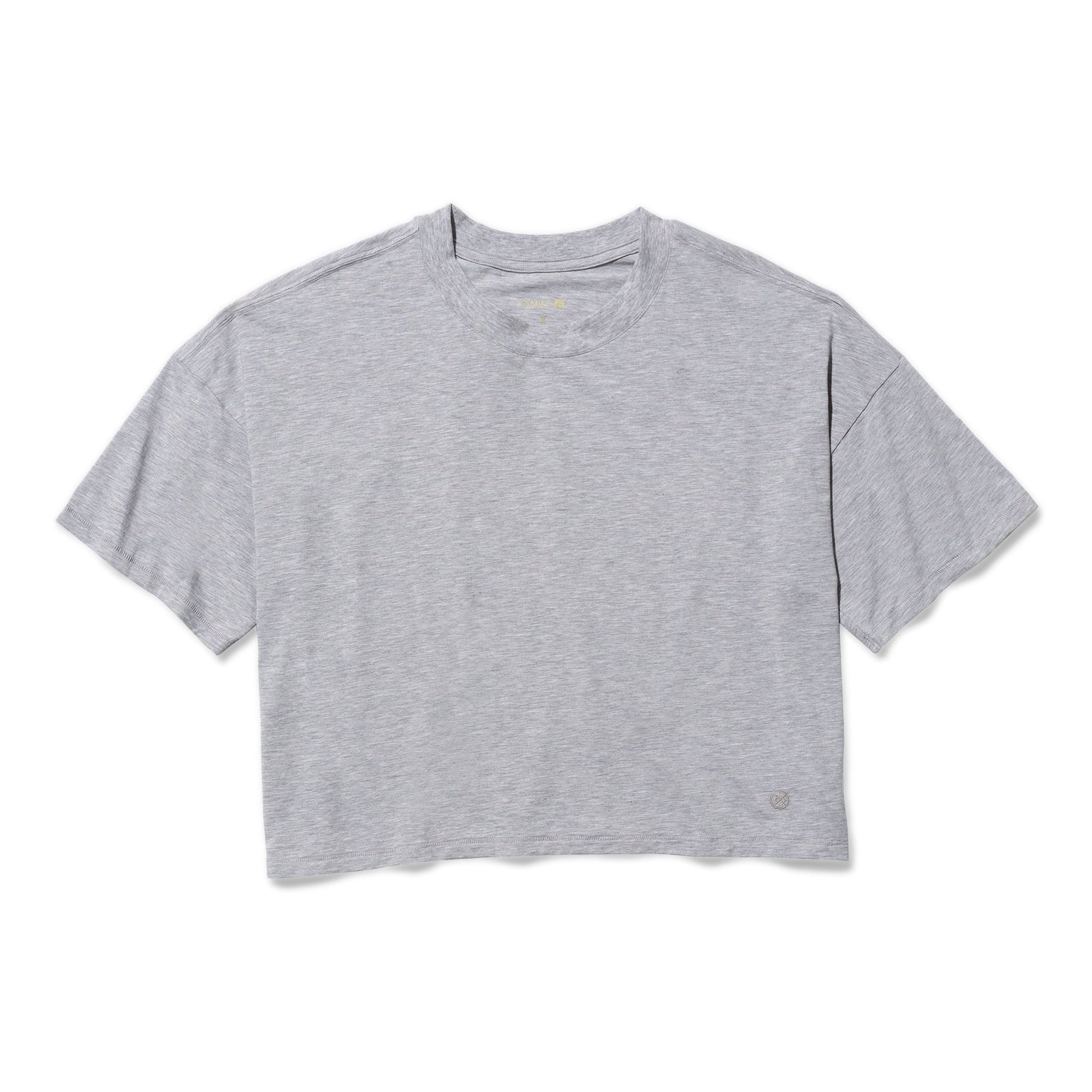 Stance Women's Lay Low Boxy T-Shirt Heather Grey