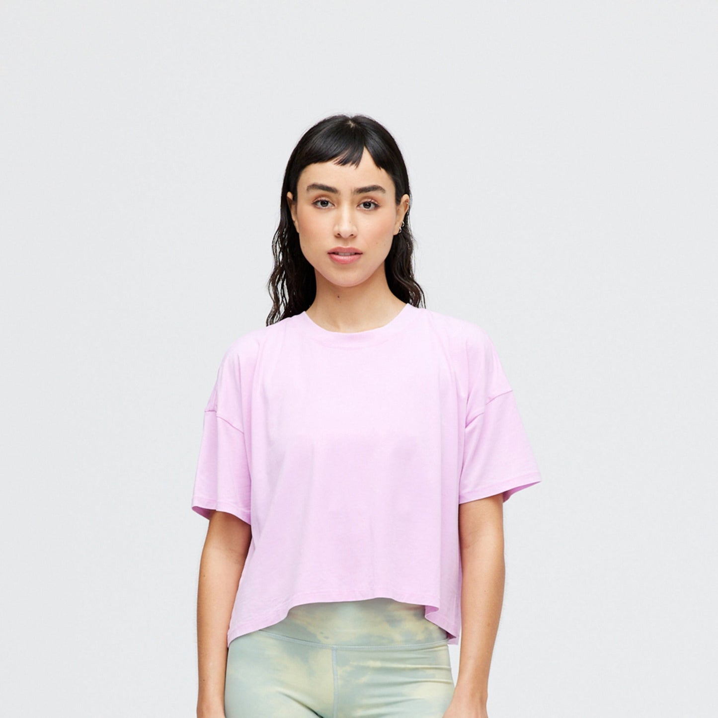Stance Women&#39;s Lay Low Boxy T-Shirt Lilac Ice |model