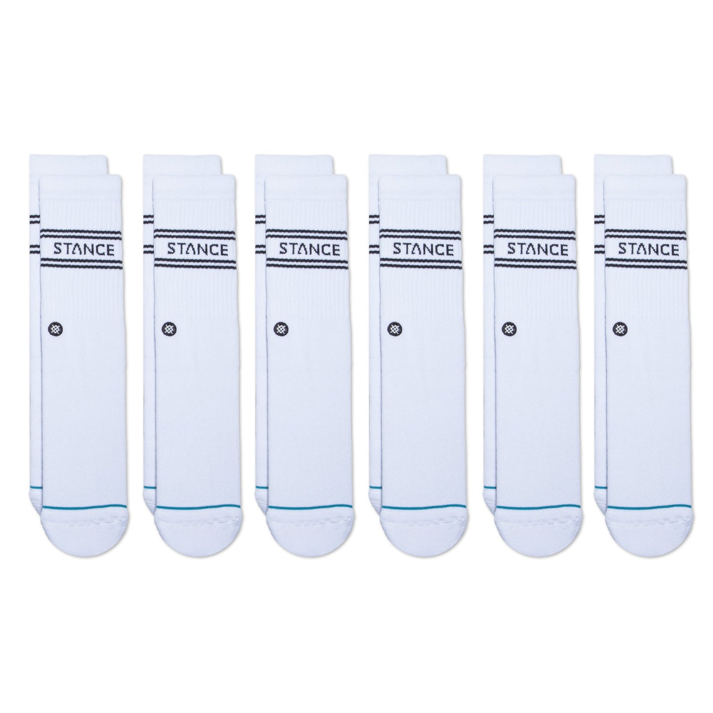 Stance  Basic 6 Pack White